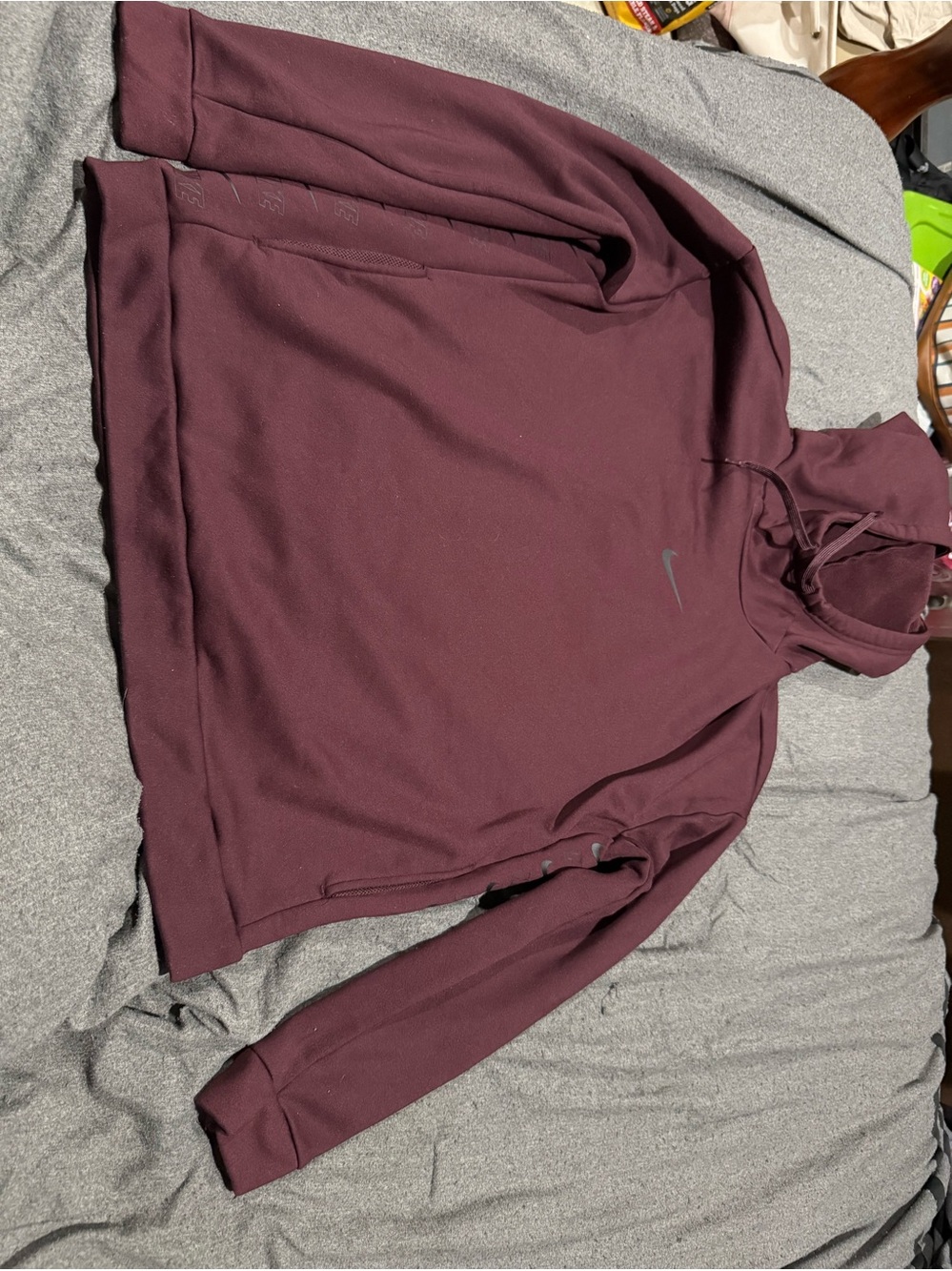 Nike Burgundy Turtleneck Pullover Sweatshirt